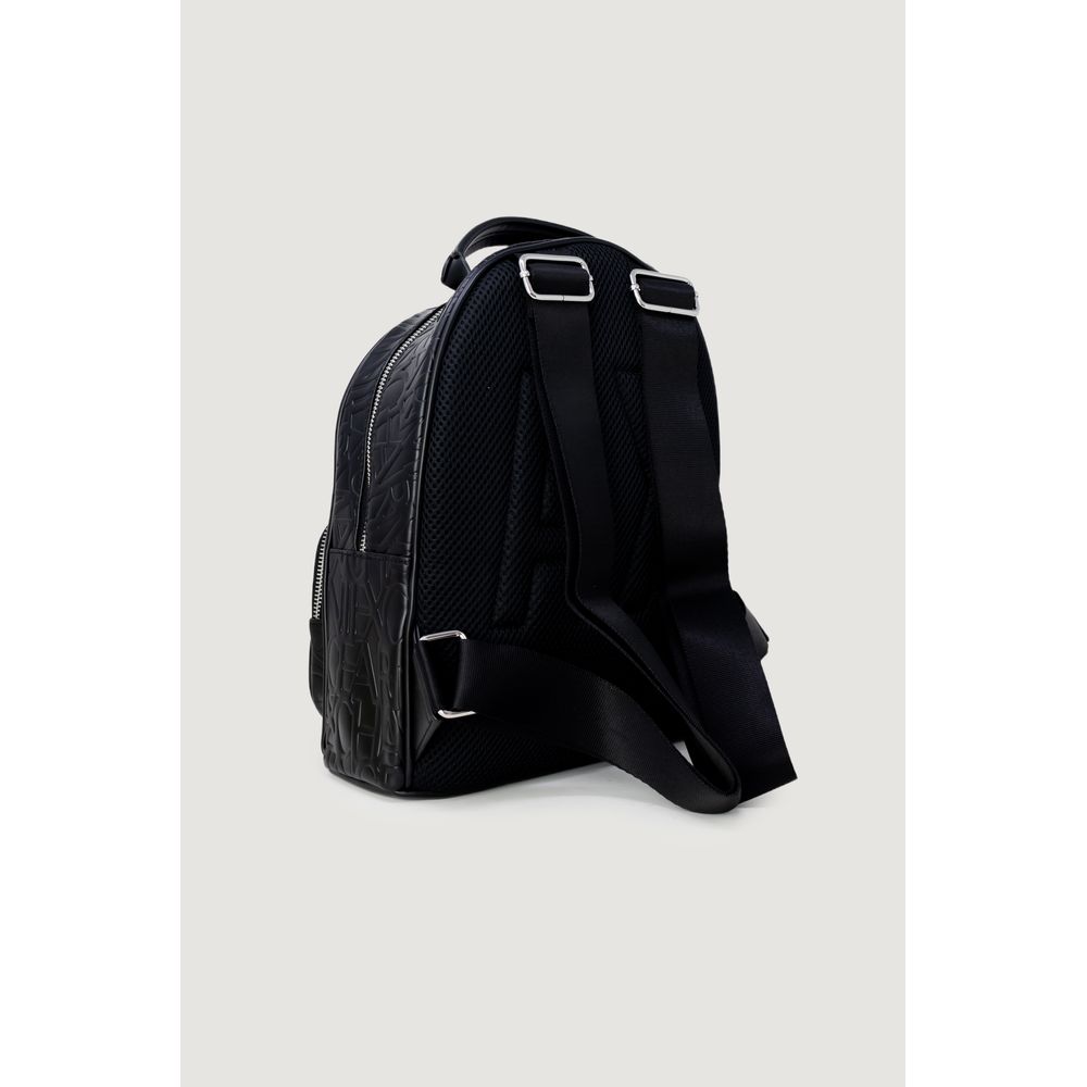 Armani Exchange Black Polyester Backpack